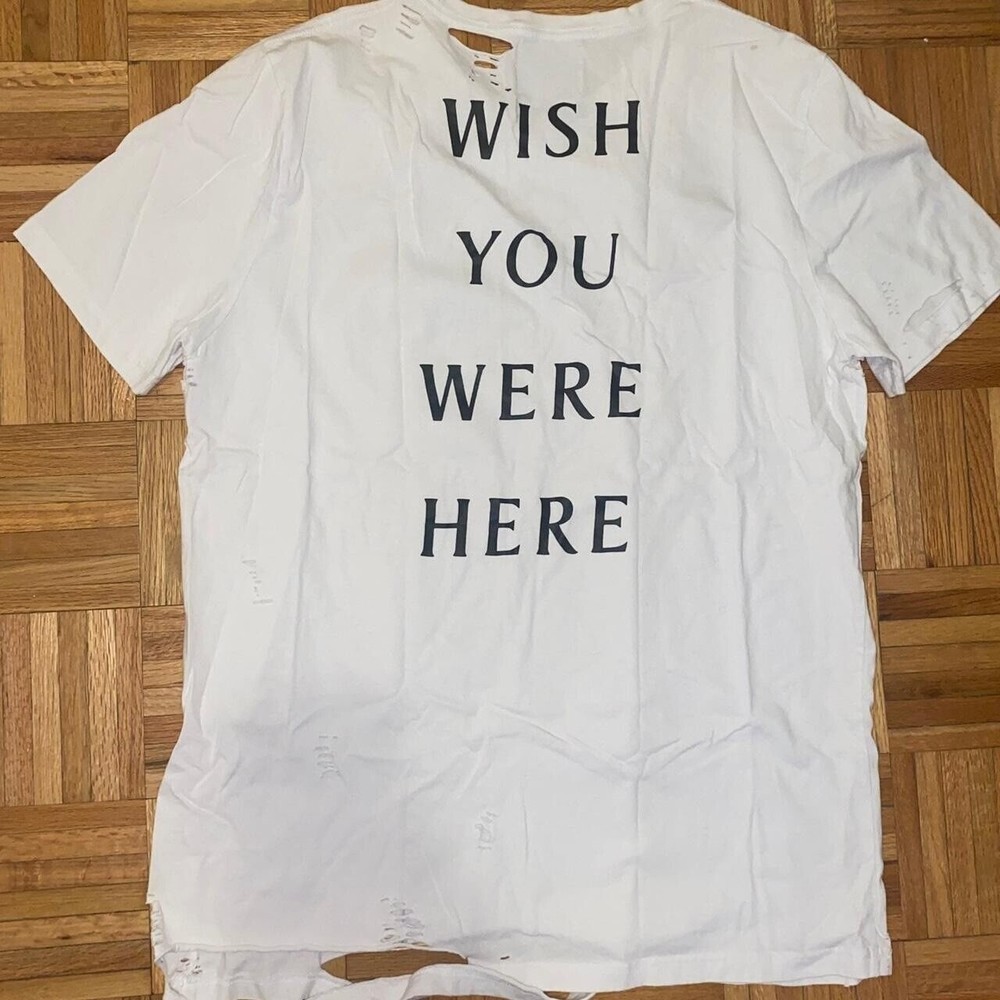 3XL Lifted Anchors Roses x Wish You Were Here Shirt Distressed Fashion